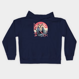 Owl Samurai Kids Hoodie